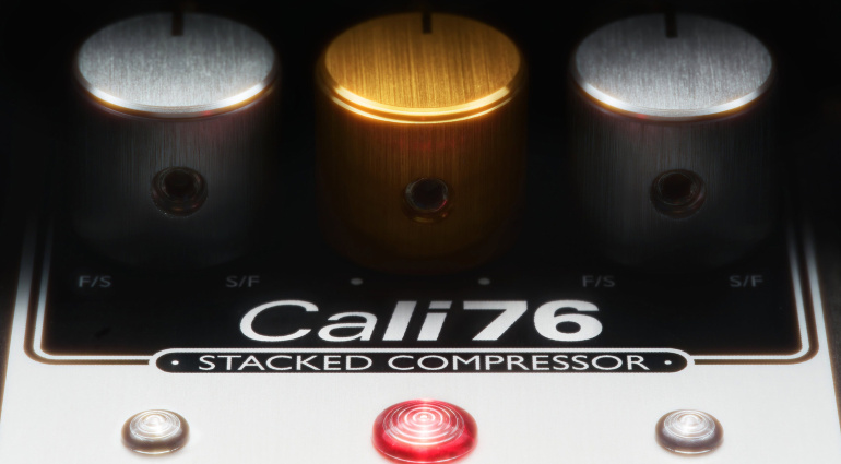 Der Cali76 Stacked Compressor beinhaltet zwei in Reihe geschalteten Kompressoren, die euren Gitarrenton subtil oder extrem veredeln können.