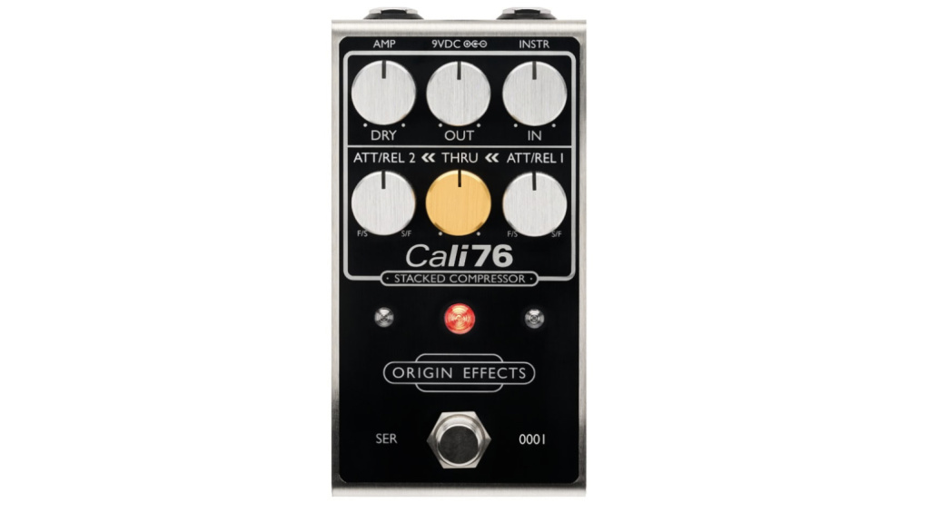 Der Cali76 Stacked Compressor beinhaltet zwei in Reihe geschalteten Kompressoren, die euren Gitarrenton subtil oder extrem veredeln können.