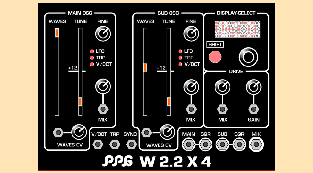 PPG W2.2×4 Eurorack Modul - auch in schwarz