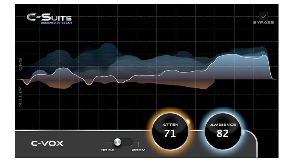 Denoiser wie C-Vox von C-Suite setzen oft auf eine sehr einfache und intuitive Bedienung