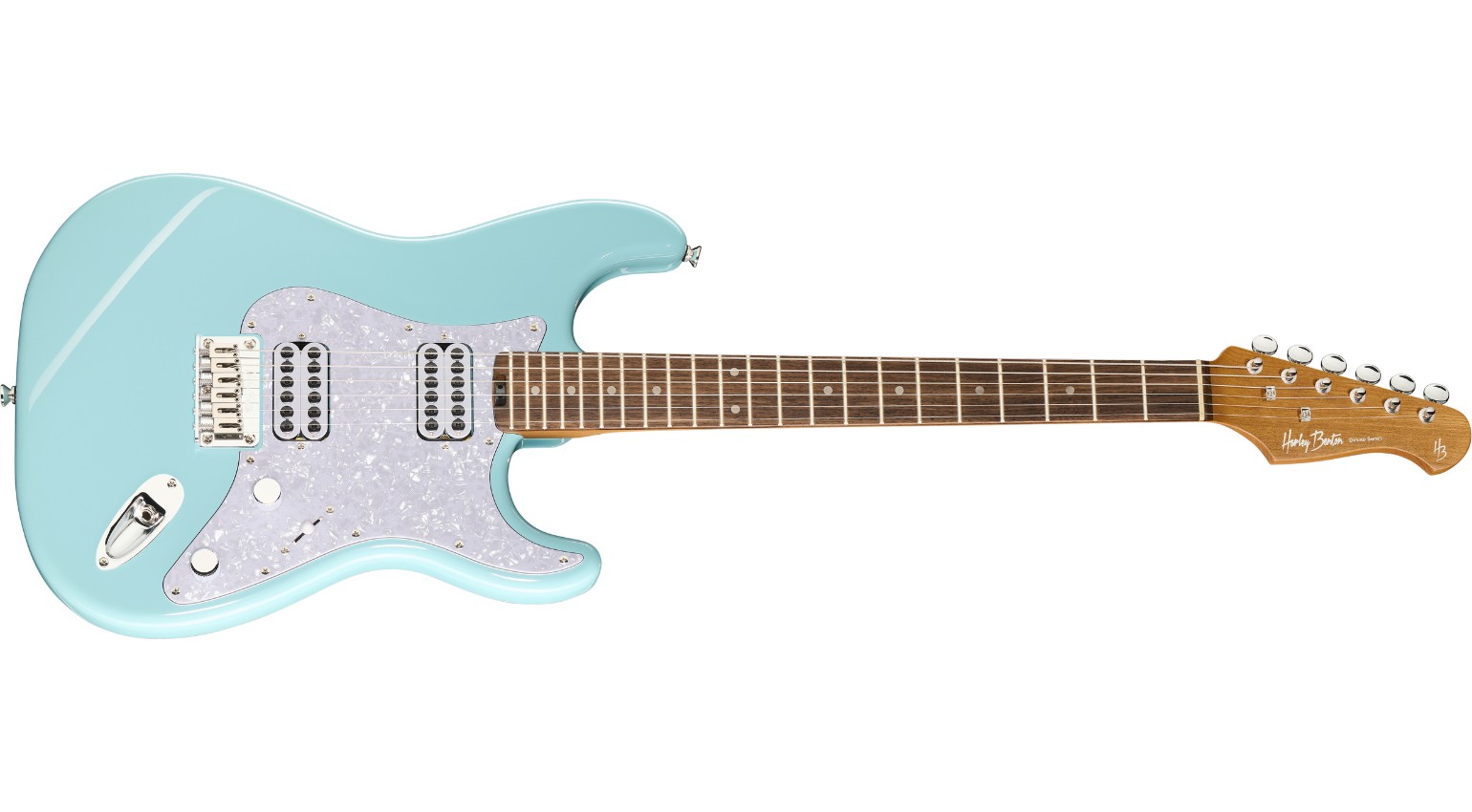 Harley Benton ST-Modern HH Daphne Blue Deluxe Serie