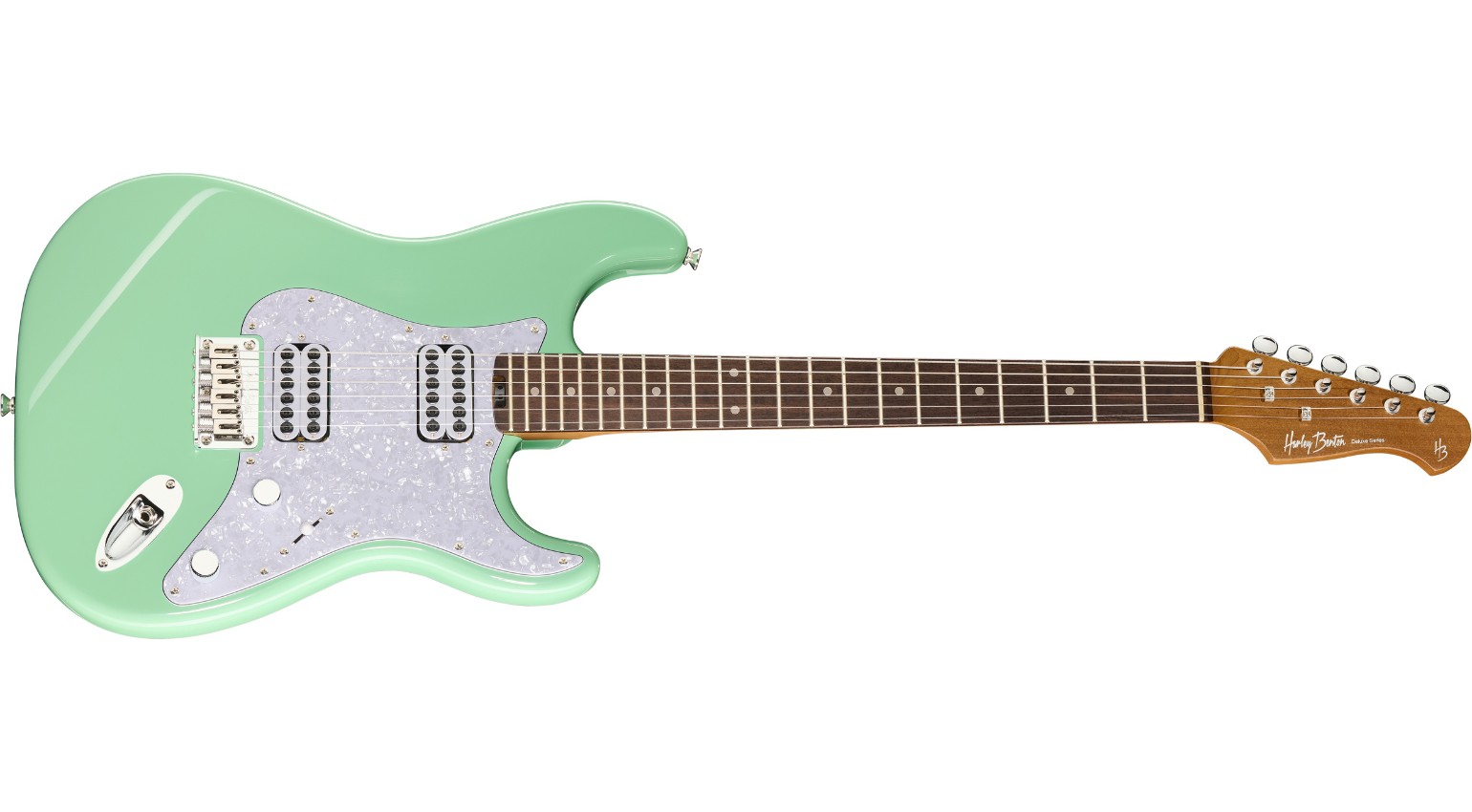 Harley Benton ST-Modern HH Seafoam Green Deluxe Serie