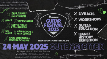 Ibanez Guitar Festival 2025: Exklusive Masterclasses, legendäre Gitarren, Vintage, Workshops & Live-Acts