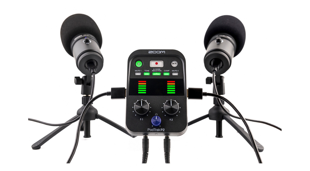 Mobiles Podcasting- und Streaming-Studio: Zoom PodTrak P2